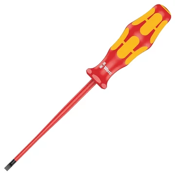WERA 160 IS VDE Szigetelt csavarhúzó vékony szárral, lapos, 0,6x3,5x100mm