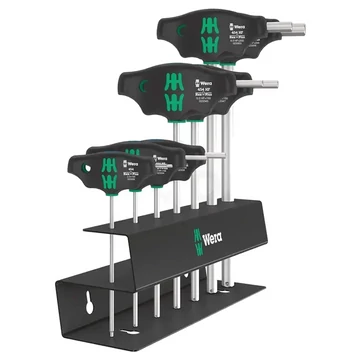 WERA 454/7 HF T-fogantyús imbuszkulcs készlet 7 részes (2,5-10mm)