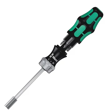 WERA Kraftform Kompakt 27 RA 1 SB Racsnis csavarhúzó bitkészlettel, 1/4&quot;, 50Nm, PH/PZ/SL, 6db-os