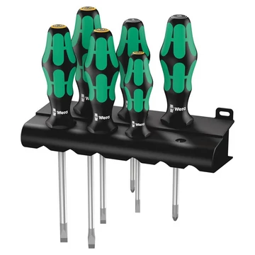 WERA 334/355/6 Csavarhúzó készlet 6 részes (PZ/SL)