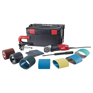 FLEX BSE 14-3 100 Palástcsiszoló gép TRINOXFLEX, L-BOXX (1400W/125mm) (433.438)