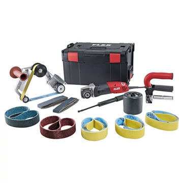 FLEX BSE 14-3 Inox Palástcsiszoló és csőcsiszoló TRINOXFLEX, L-BOXX (1400W/125mm) (433.454)