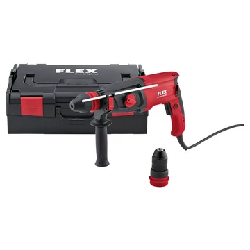 FLEX CHE 2-28 R SDS-Plus Fúrókalapács + fém gyorstokmány, L-BOXX (800W/2,7J) (461.490)