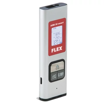 FLEX ADM 30 SMART Lézeres távolság, terület, térfogatmérő beépített akkumulátorral (3,7V/30m)