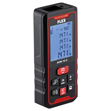 FLEX ADM 70 G Lézeres távolságmérő ZÖLD 70m (518.956)