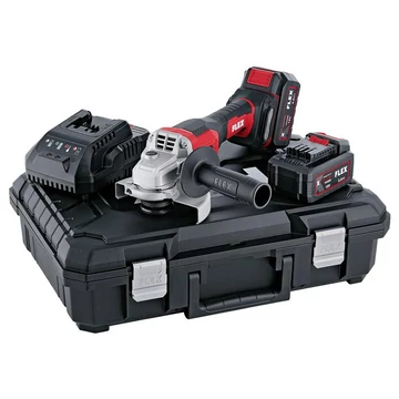 FLEX L 125 18.0 EC LD 5.0 Ah Akkus sarokcsiszoló L-BOXX (2x5,0Ah/18V) (530.496)