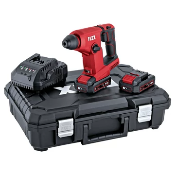 FLEX FHE 1-16 18.0 EC TC 2,5 AH Akkus fúrókalapács kofferben (2x2,5Ah/18V)