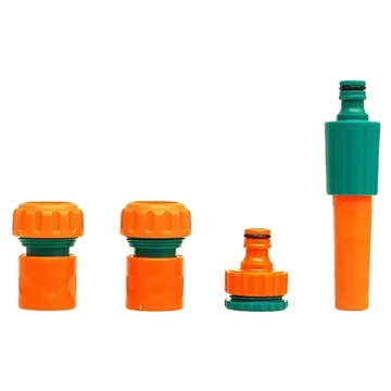 FLO Tömlőcsatlakozó készlet, 1/2&quot;-3/4&quot;-1&quot;, 4db-os