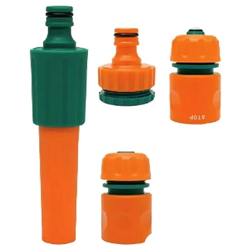 FLO Tömlőcsatlakozó készlet, 1/2&quot;-3/4&quot;, 4db-os