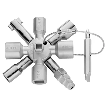 KNIPEX Kapcsolószekrény kulcs TwinKey (00 11 01)