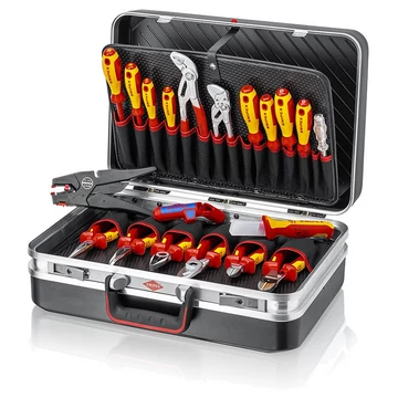 KNIPEX Vision24 Szerszámos koffer VDE szerszámokkal 20db-os (00 21 20)