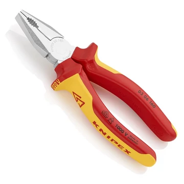 KNIPEX Szigetelt kombinált fogó 160mm (03 06 160)