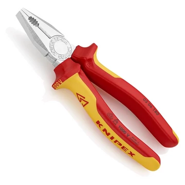 KNIPEX Szigetelt kombinált fogó 180mm (03 06 180)