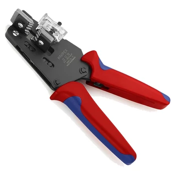 KNIPEX Huzalcsupaszító (blankoló) fogó nyitórugóval, univerzális 195mm (12 12 10)