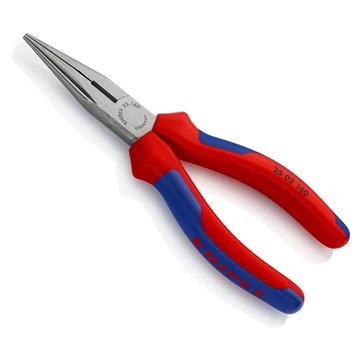KNIPEX Fél-kerek csőrű fogó vágóéllel 160mm (25 02 160)