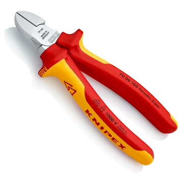 KNIPEX SZIGETELT Oldalcsípő fogó 160mm (70 06 160)