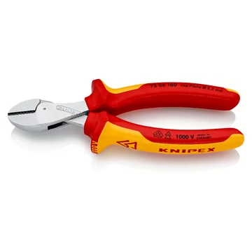 KNIPEX X-CUT SZIGETELT Erő és oldalcsípő fogó 160mm (73 06 160)