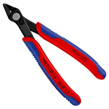 KNIPEX E-Super-Knips Műszerész oldalcsípő fogó 125mm barnított (78 61 125)