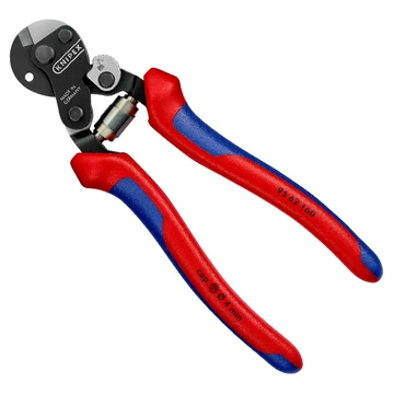 KNIPEX Drótkötél olló nagy szilárdságú drótkötelekhez is 160mm (95 62 160)