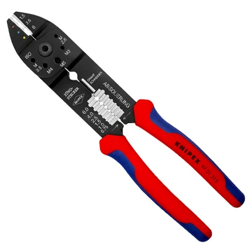 KNIPEX Krimpelő fogó (blankoló) barnított 215mm (97 21 215)