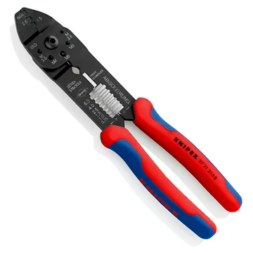 KNIPEX Krimpelő fogó (blankoló) barnított 230mm (97 21 215B)