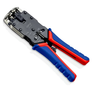 KNIPEX Krimpelő fogó Western-dugóhoz, barnított 200mm (97 51 12 SB)