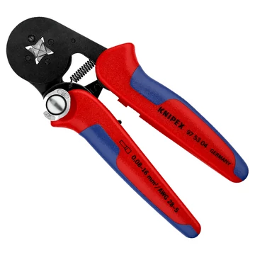 KNIPEX Érvéghüvelyfogó önbeállító barnított 180mm (97 53 04 SB)