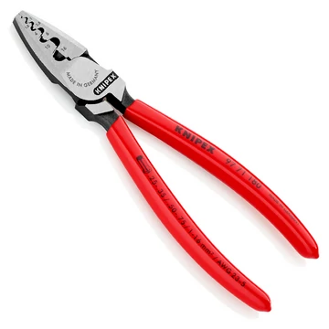 KNIPEX Érvéghüvely fogó (blankoló) 180mm (97 71 180)