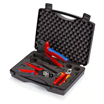KNIPEX Szerszámbőrönd szerszámokkal napelemes berendezésekhez (krimpelő betét nélkül)(97 91 03)
