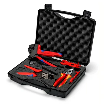 KNIPEX Szerszámbőrönd szerszámokkal napelemes berendezésekhez (97 91 04 V01)