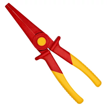 KNIPEX Félkerek csőrű műanyag fogó, szigetelt 220mm (98 62 02)