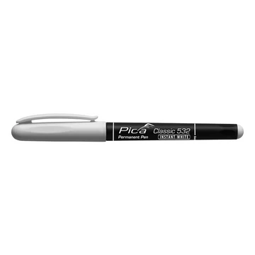 PICA INSTANT Kerekhegyű, festék jelölőfilc 1-2mm (Fehér) (532/52)