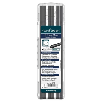 PICA BIG DRY Jelölőmarker betét, speciális grafit 2x5mm, 150mm (12db/csomag) (6051)