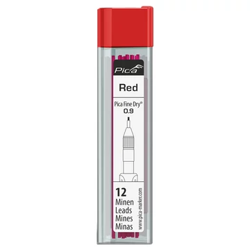 PICA FINE DRY Jelölőmarker betét 0,9x60mm 12db (Piros) (7031)