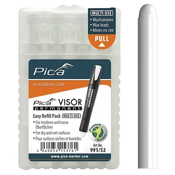 PICA VISOR Jelölőfilc 10mm (Fehér) (4db/csomag) (991/52)