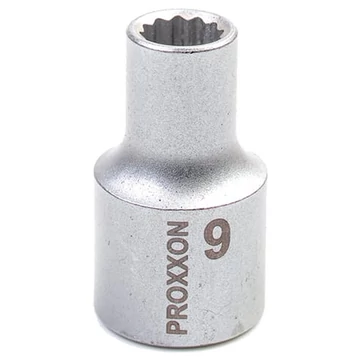 PROXXON Dugókulcs 1/2&quot;, rövid, 12lapú, 9mm