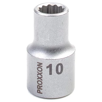 PROXXON Dugókulcs 1/2&quot;, rövid, 12lapú, 10mm