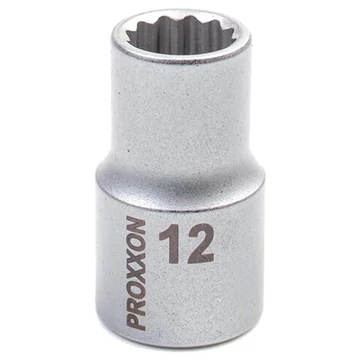 PROXXON Dugókulcs 1/2&quot;, rövid, 12lapú, 12mm