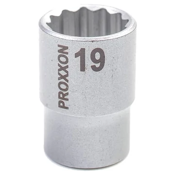 PROXXON Dugókulcs 1/2&quot;, rövid, 12lapú, 19mm