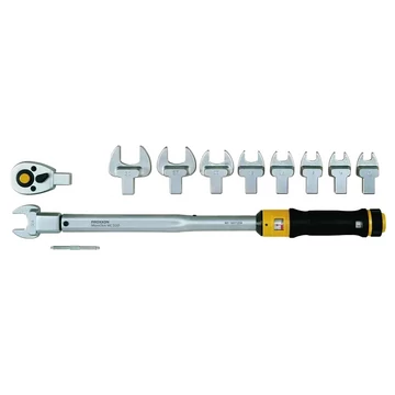 PROXXON MicroClick Irányváltós, racsnis nyomatékkulcs MC 200-Multi, 40-200Nm, 1/2&quot; + villáskulcs kés