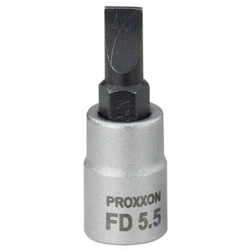 PROXXON Dugókulcs bitfejjel 1/4&quot;, lapos, FD5,5x33mm
