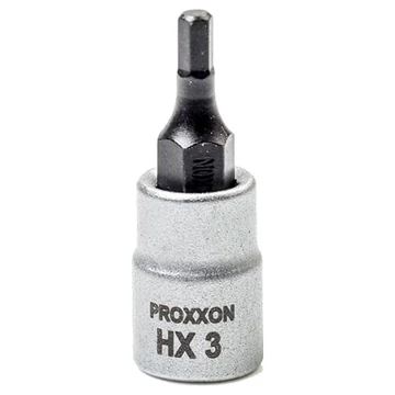 PROXXON Dugókulcs bitfejjel 1/4&quot;, HX3x33mm