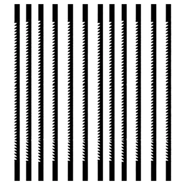 PROXXON Fűrészlap lágyacélhoz, extrán finom fogazat, T50, 130x0,6x0,3mm (12db/csomag)
