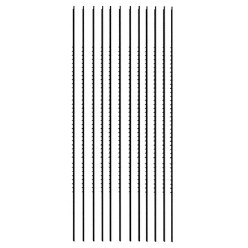 PROXXON Fűrészlap, fordított/durva fogazat, T11, 130x1,5x0,48mm (12db/csomag)