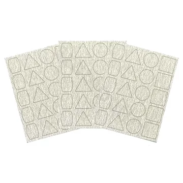 PROXXON Csiszolópapír PS 13-hoz, öntapadós, 4 forma, P180 (3db/csomag)