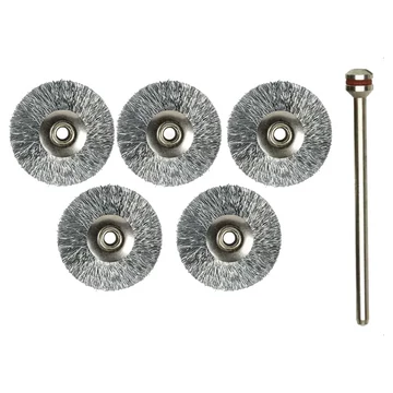 PROXXON Acél drótkefe, kerek, 22mm (5db/csomag)