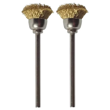 PROXXON Sárgaréz drótkefe, kúp alakú, 13mm (2db/csomag)