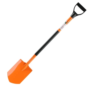 FLO Ásó acél nyéllel, lapos, 118cm