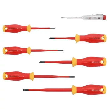 YATO Szigetelt Slim csavarhúzó készlet, 7 részes