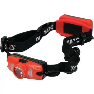YATO CREE XTE Akkus fejlámpa IP44 500lm (Li-Ion 1000mAh 3,7V) (YT-08596)